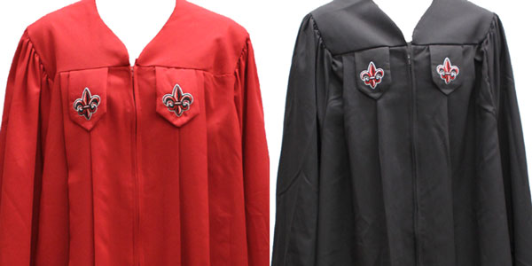 undergraduate and master's graduation gowns
